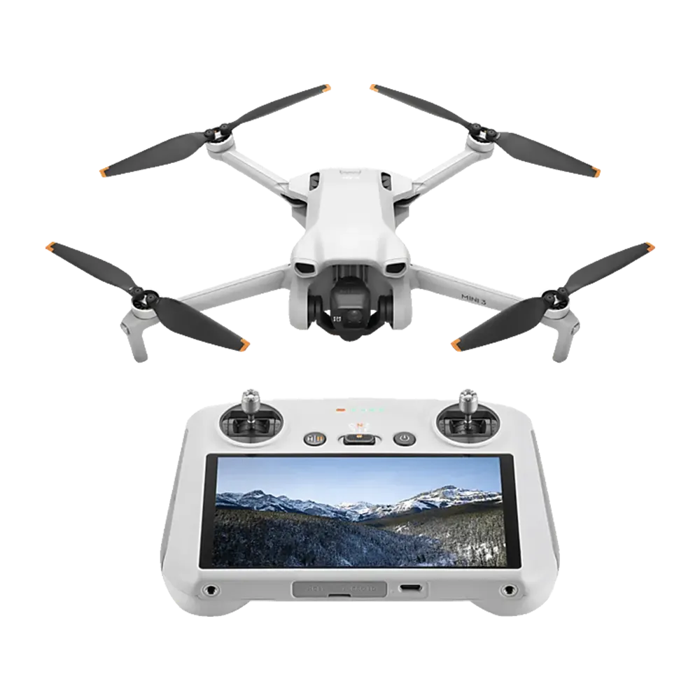 Produktfoto - DJI Mini 3 (DJI RC) EU Drohne, Grau/Weiß